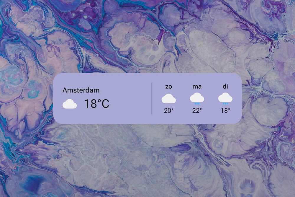 Google Weather – Rainmeter Skin