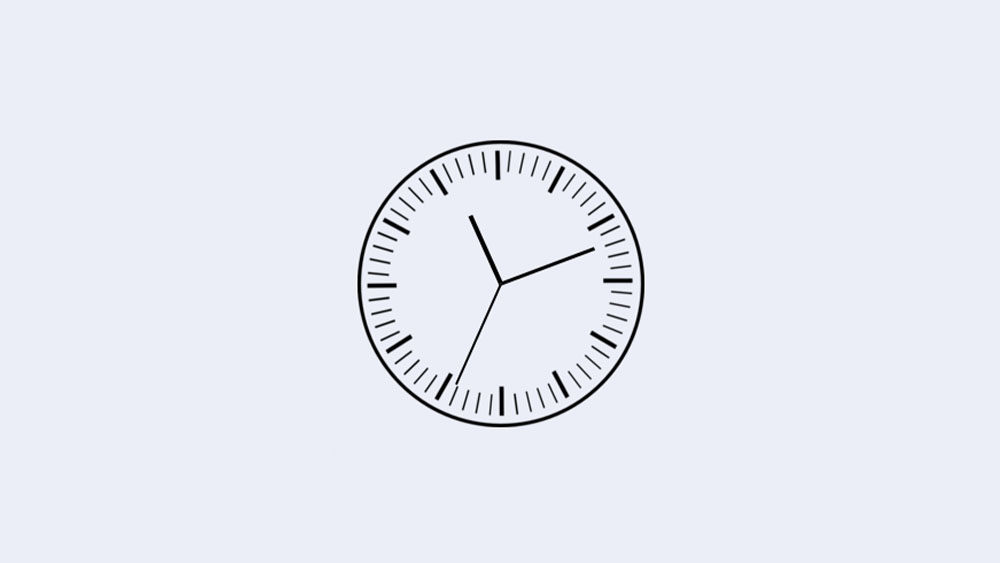 Simplistic Analog Clock Black – Rainmeter Skin