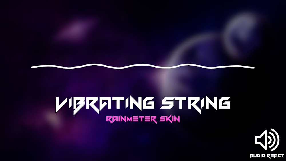 Vibrating String Visualizer – Rainmeter Skin