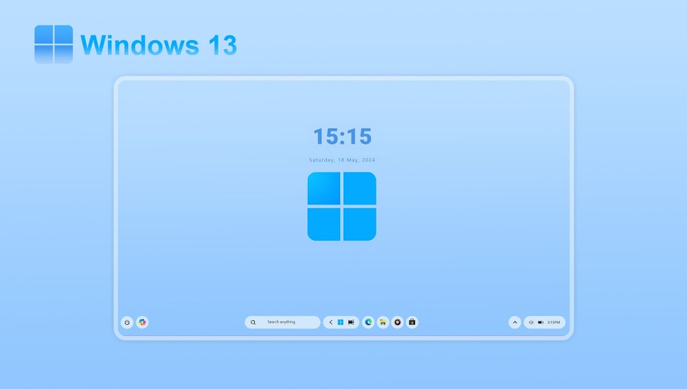 Windows 13 – Rainmeter Skin